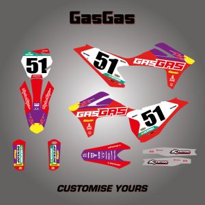 GASGAS RB Factory Replica Purple Graphics Kit