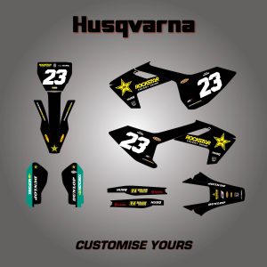 HUSQVARNA Factory Black Graphics Kit