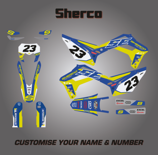 SHERCO Factory Graphics Kit