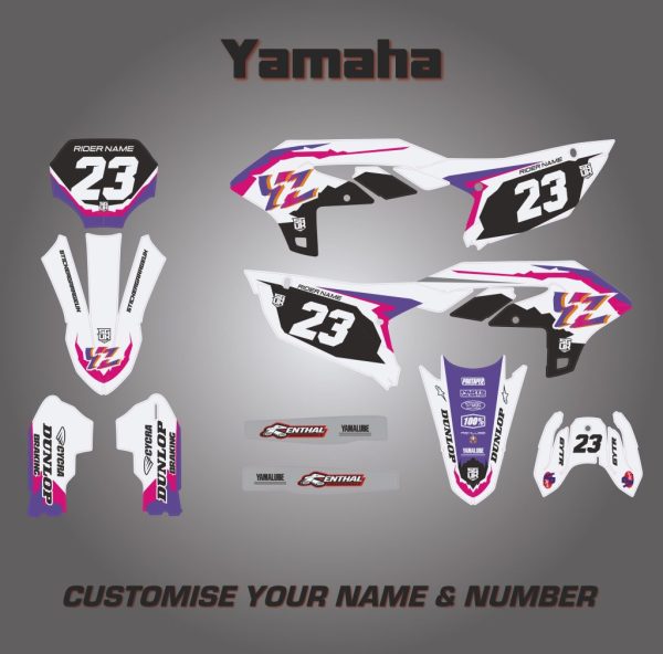 YAMAHA Star Racing Retro Graphics Kit