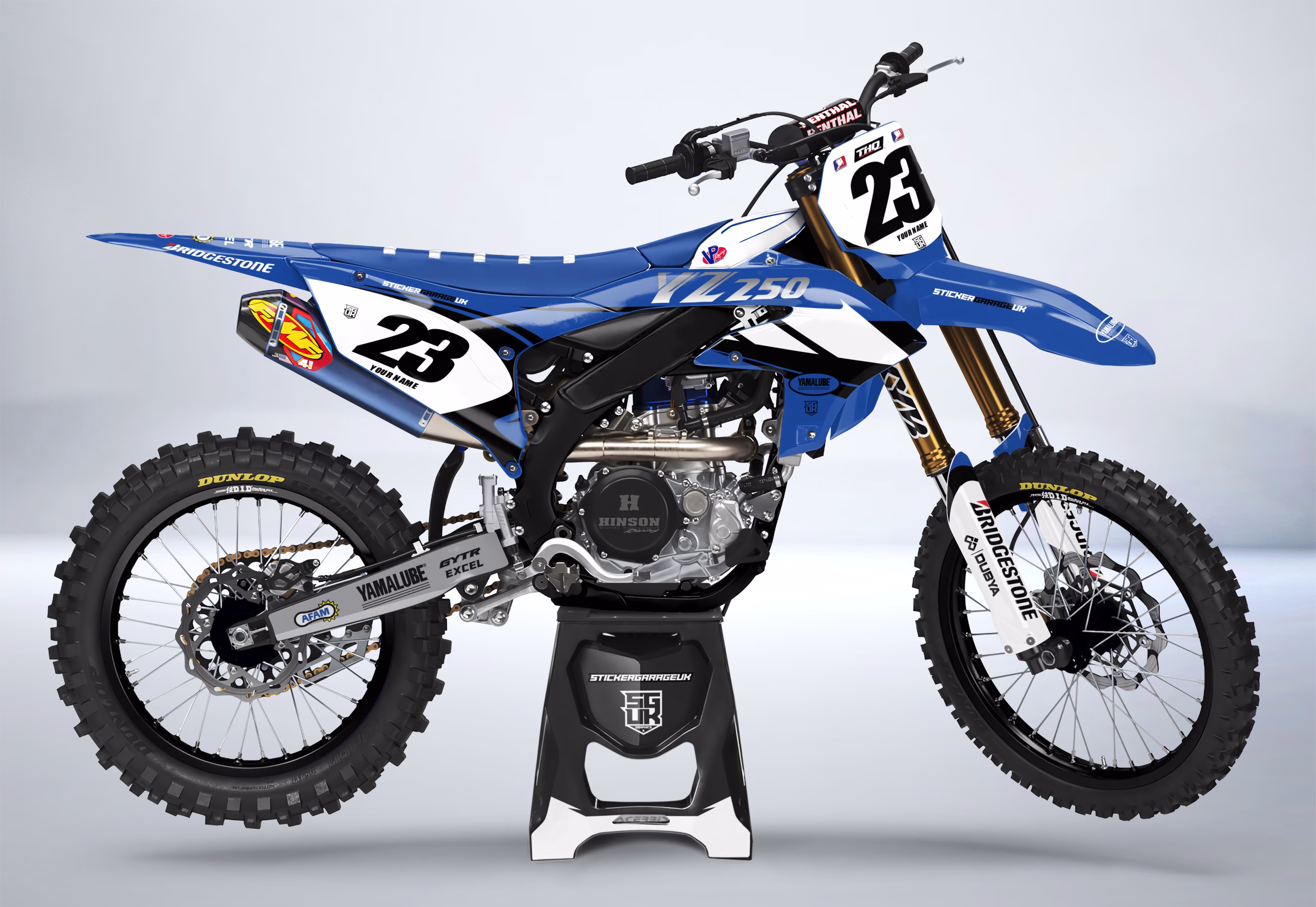 YAMAHA OEM Blue Graphics Kit