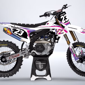 YAMAHA Retro Purple Graphics Kit
