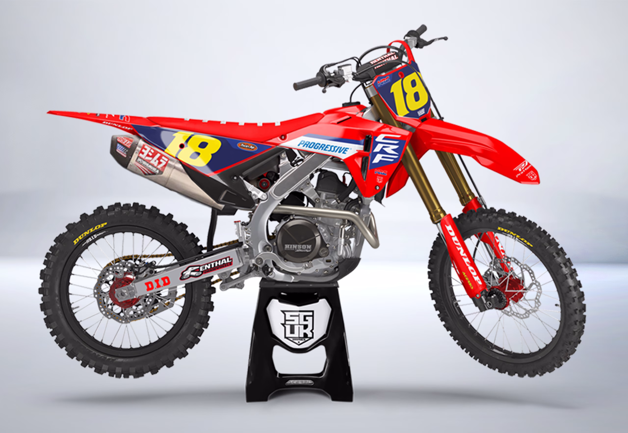 HONDA 2026 Progressive Factory Graphics Kit - Image 4