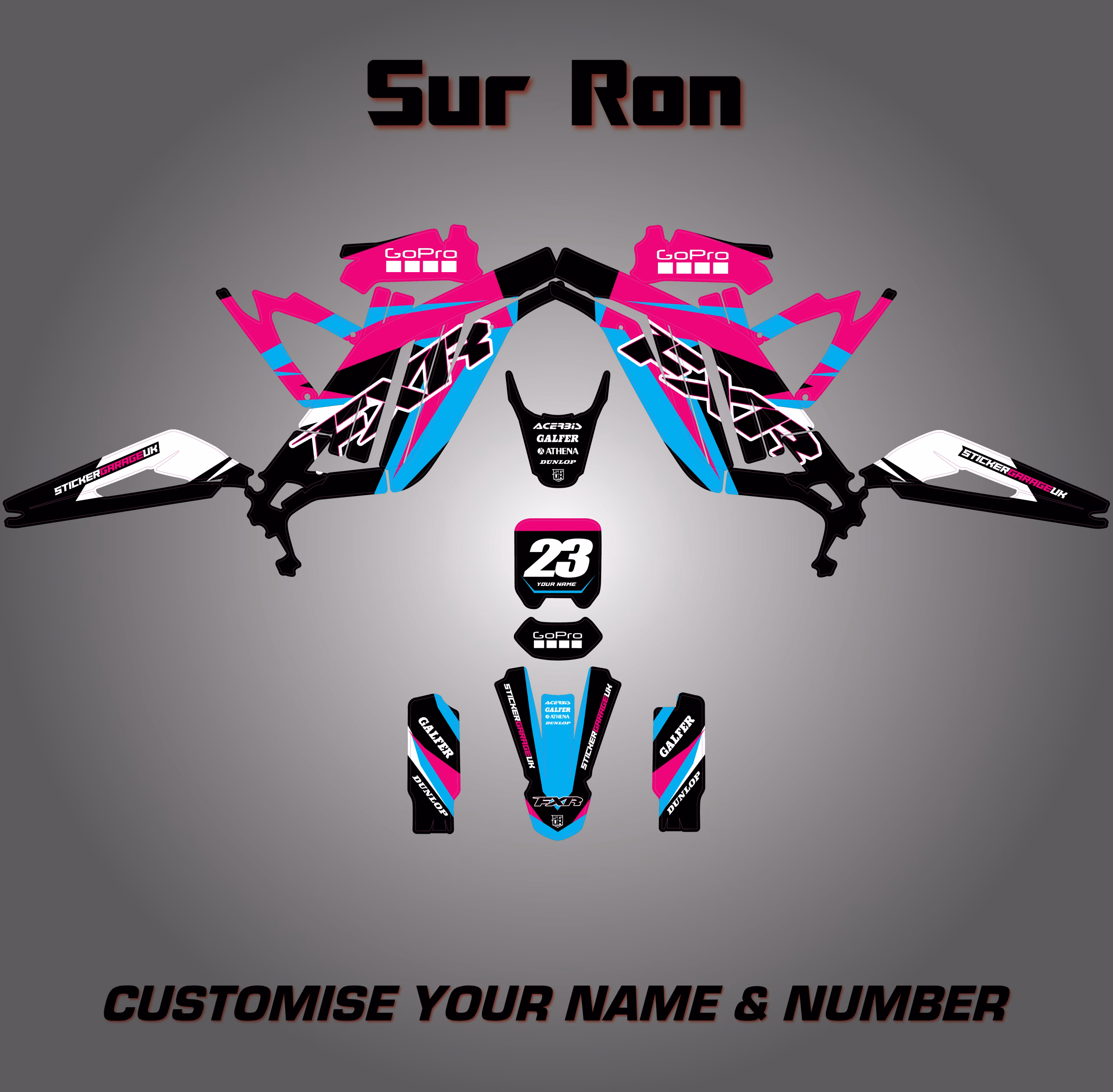SUR RON FXR Pink & Blue